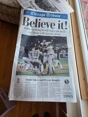 Chicago White Sox World Series Champions, Chicago Tribune (Gary Post Tribune)